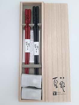 新品未使用　銀座夏野　職人箸　夫婦箸　マルナオ　箸置き付き 61+X241+kyL._UF350,350_QL50_.jpg